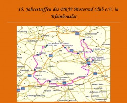 15. Jahrestreffen des DKW MC in Kleinbouslar