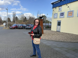 Bikerfreunde am Ball