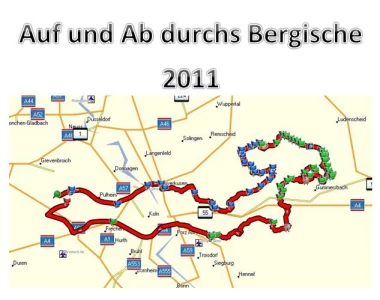 Karfreitag, auf und ab durchs Bergische