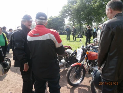 Tour am 1. Mai nach Dom Esch zur Oldtimer Motorrad Rallye