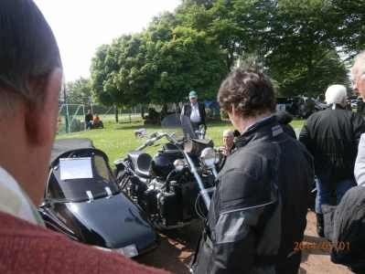 Tour am 1. Mai nach Dom Esch zur Oldtimer Motorrad Rallye