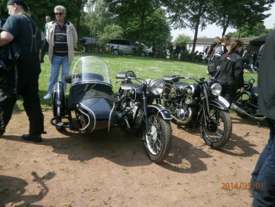 Tour am 1. Mai nach Dom Esch zur Oldtimer Motorrad Rallye