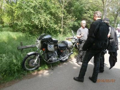 Tour am 1. Mai nach Dom Esch zur Oldtimer Motorrad Rallye