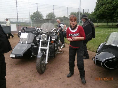 Tour am 1. Mai nach Dom Esch zur Oldtimer Motorrad Rallye