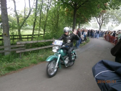 Tour am 1. Mai nach Dom Esch zur Oldtimer Motorrad Rallye
