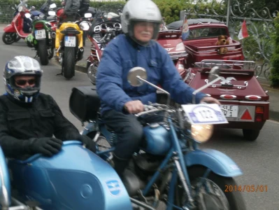 Tour am 1. Mai nach Dom Esch zur Oldtimer Motorrad Rallye