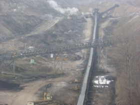 Sambafahrt durch das RWE Gelände