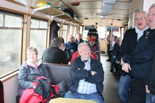 Sambafahrt durch das RWE Gelände