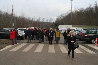 Sambafahrt durch das RWE Gelände