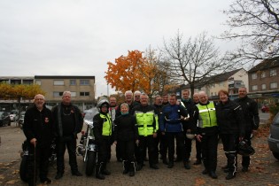 Motorradkorso zum Altenberger  Dom