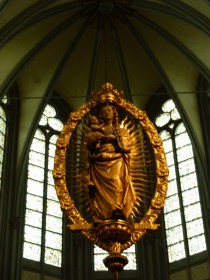 Motorradkorso zum Altenberger  Dom