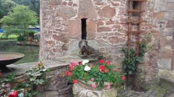 Kaffee trinken auf Burg Satzvey