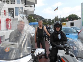Gemütlich und sicher. Die kleine Tour zum Bikertreff "Bikers Rast,,