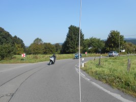 Gemütlich und sicher. Die kleine Tour zum Bikertreff "Bikers Rast,,