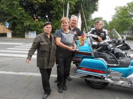 Frühstück im Bikers Rast