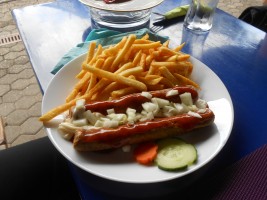 Frühstück im Bikers Rast