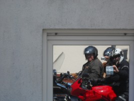 Frühstück im Bikers Rast