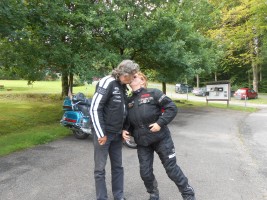 Frühstück im Bikers Rast