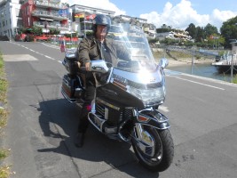 Frühstück im Bikers Rast