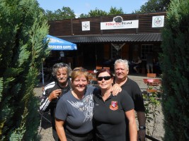 Frühstück im Bikers Rast