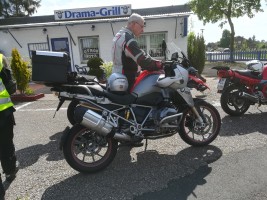 Fahrt zur Motorrad Veteranen Rallye in Dom Esch