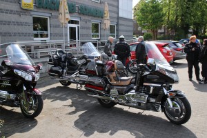 Fahrt zur Motorrad Veteranen Rallye in Dom Esch