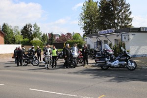 Fahrt zur Motorrad Veteranen Rallye in Dom Esch