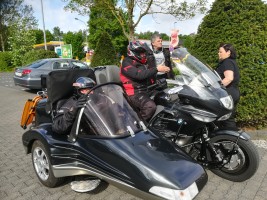 Fahrt zur Motorrad Veteranen Rallye in Dom Esch