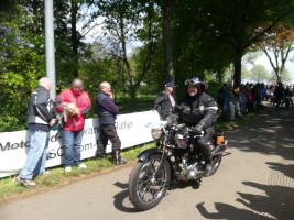 Fahrt zur Motorrad Veteranen Rallye in Dom Esch