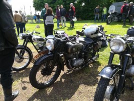 Fahrt zur Motorrad Veteranen Rallye in Dom Esch