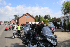 Fahrt zur Motorrad Veteranen Rallye in Dom Esch
