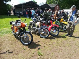 Fahrt zur Motorrad Veteranen Rallye in Dom Esch