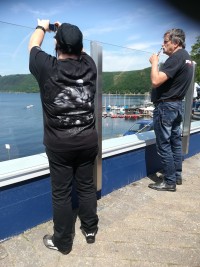 Kleine Eifel Tour Nach Nideggen zur Burg, Fahrt an den Rursee mit kleinen Zwischenstopps. Satzvey können wir leider nicht anfahren weil dort die Ritterspiele statt finden