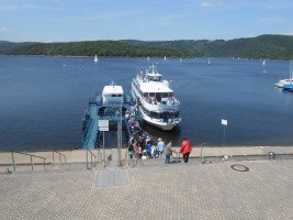 Kleine Eifel Tour Nach Nideggen zur Burg, Fahrt an den Rursee mit kleinen Zwischenstopps. Satzvey können wir leider nicht anfahren weil dort die Ritterspiele statt finden