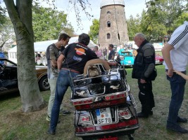 Zum Indemann und dann auf Umwegen nach Oberaußem zum Oldtimer- und Mühlentag