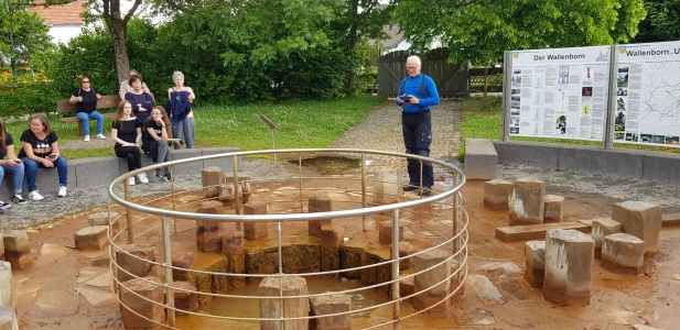 Kurventour zum Sprudelwasser