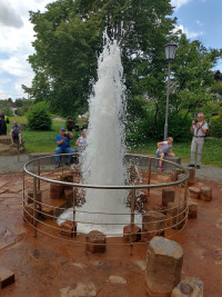 Kurventour zum Sprudelwasser