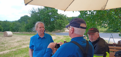 Slalom zum Radioteleskop